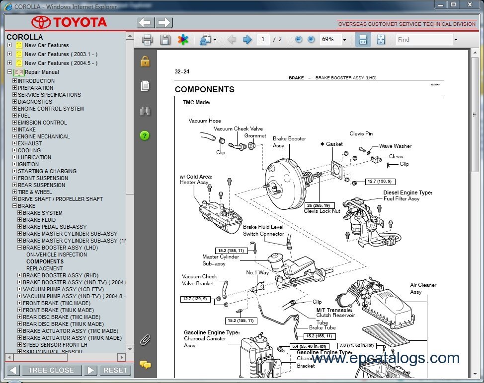 toyota yaris repair manual online